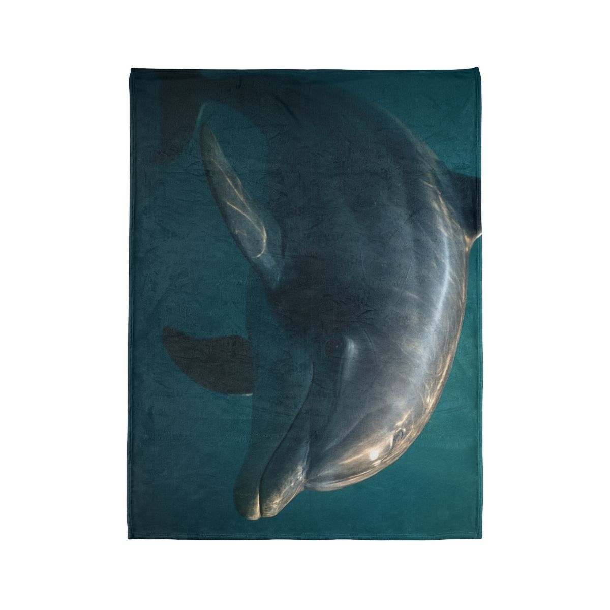 Nebula Drift Bottlenose Dolphin soft fleece blankets
