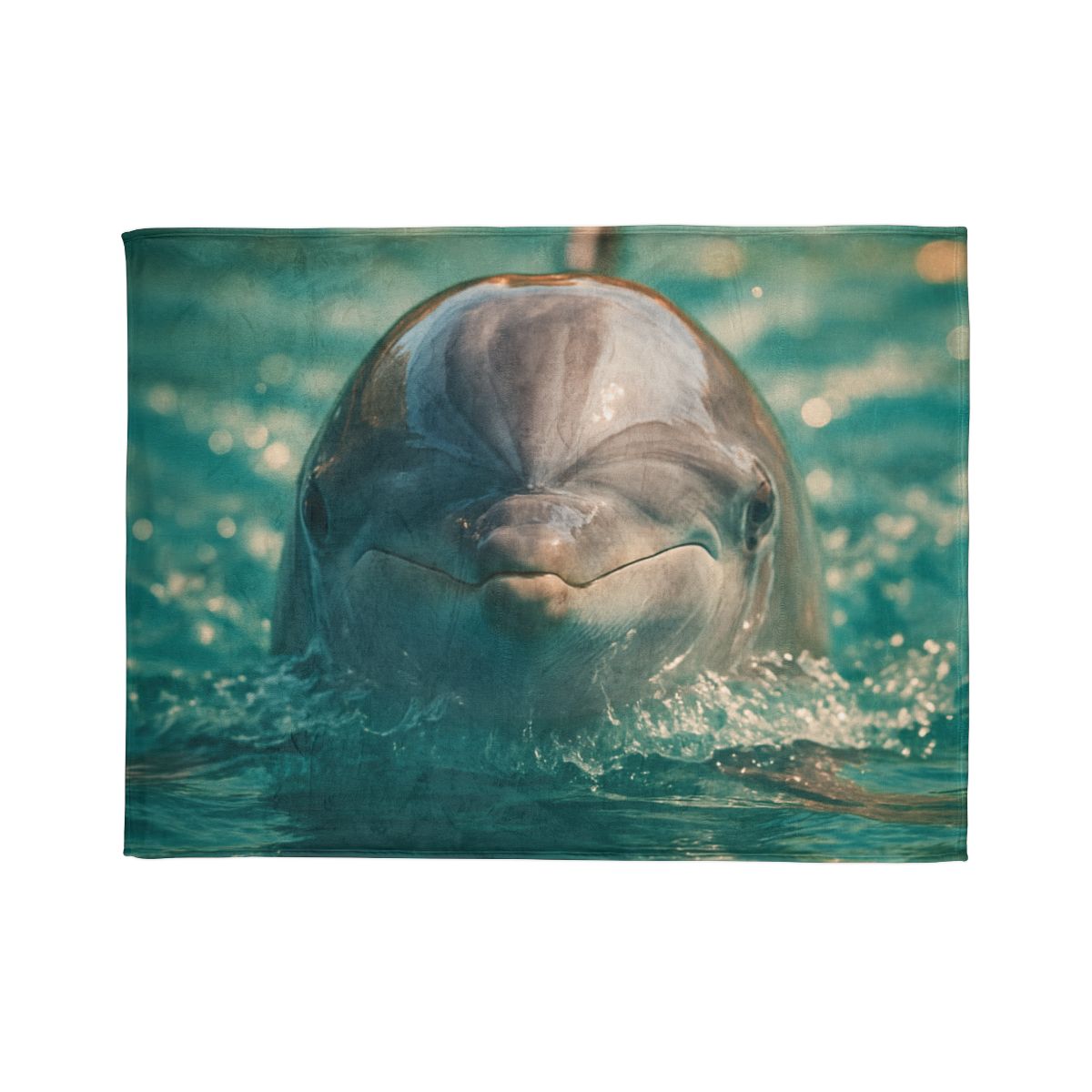 Coral Realm Dolphin trendy patterned blankets