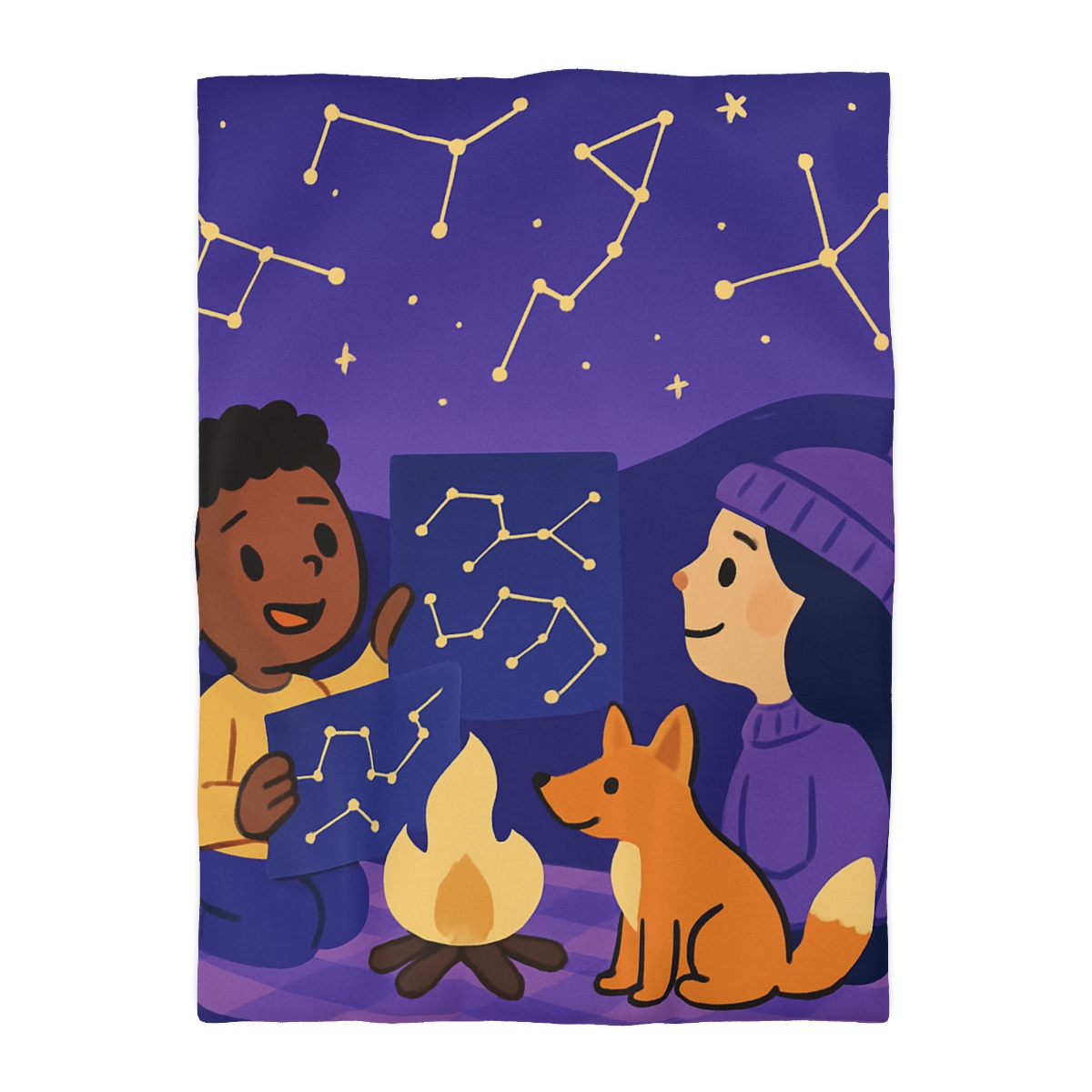 Constellation Camping soft comforter duvets