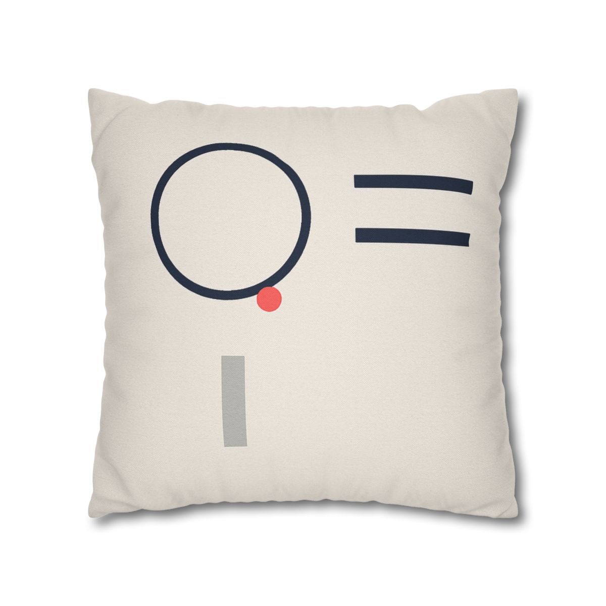Quiet Orbit With Offset Bars designer print pillow cases
