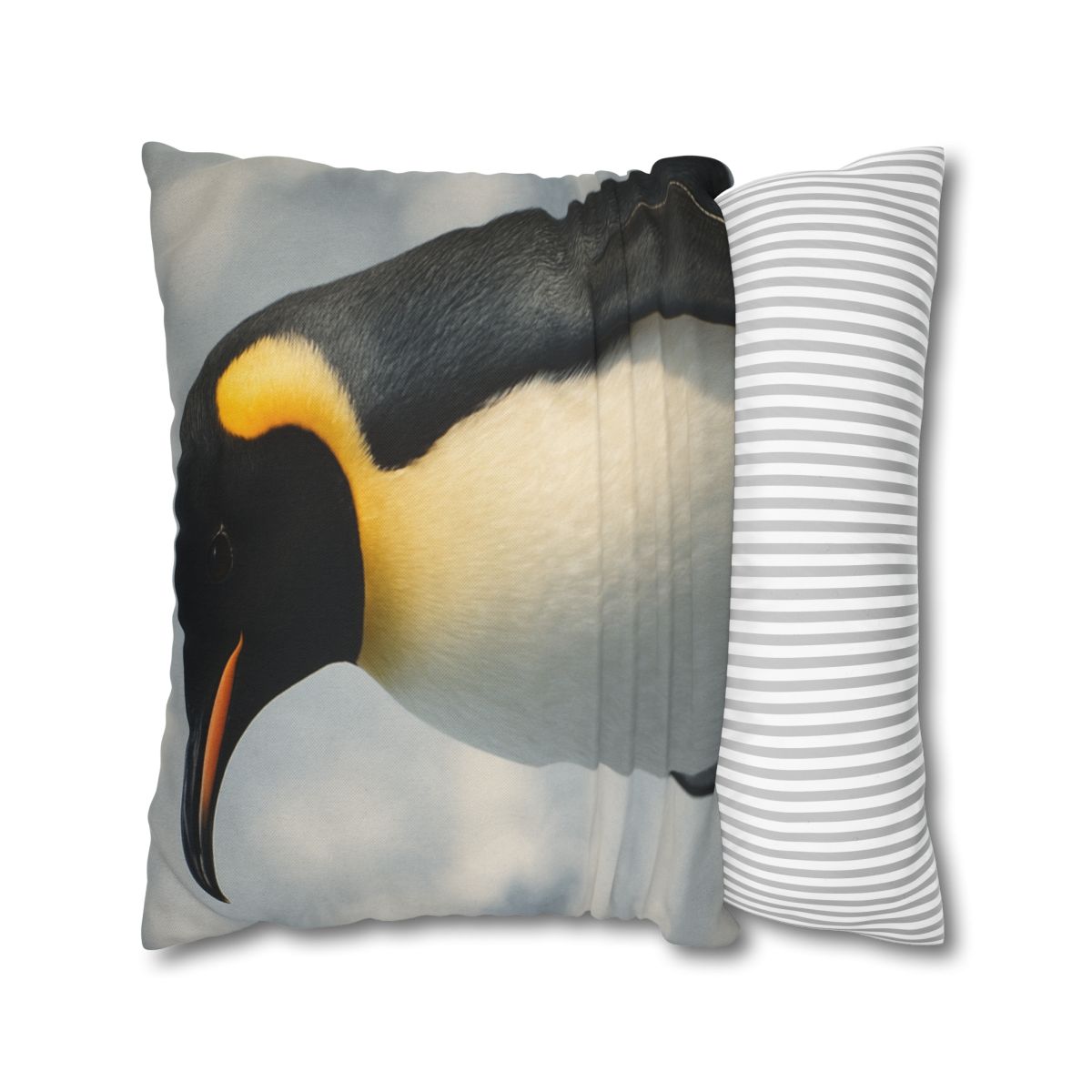 Aurora Drift Emperor Penguin comfortable bedding pillow covers