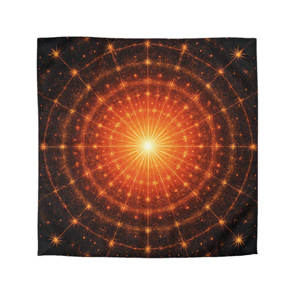 Photon Burst Mandala warm winter duvets