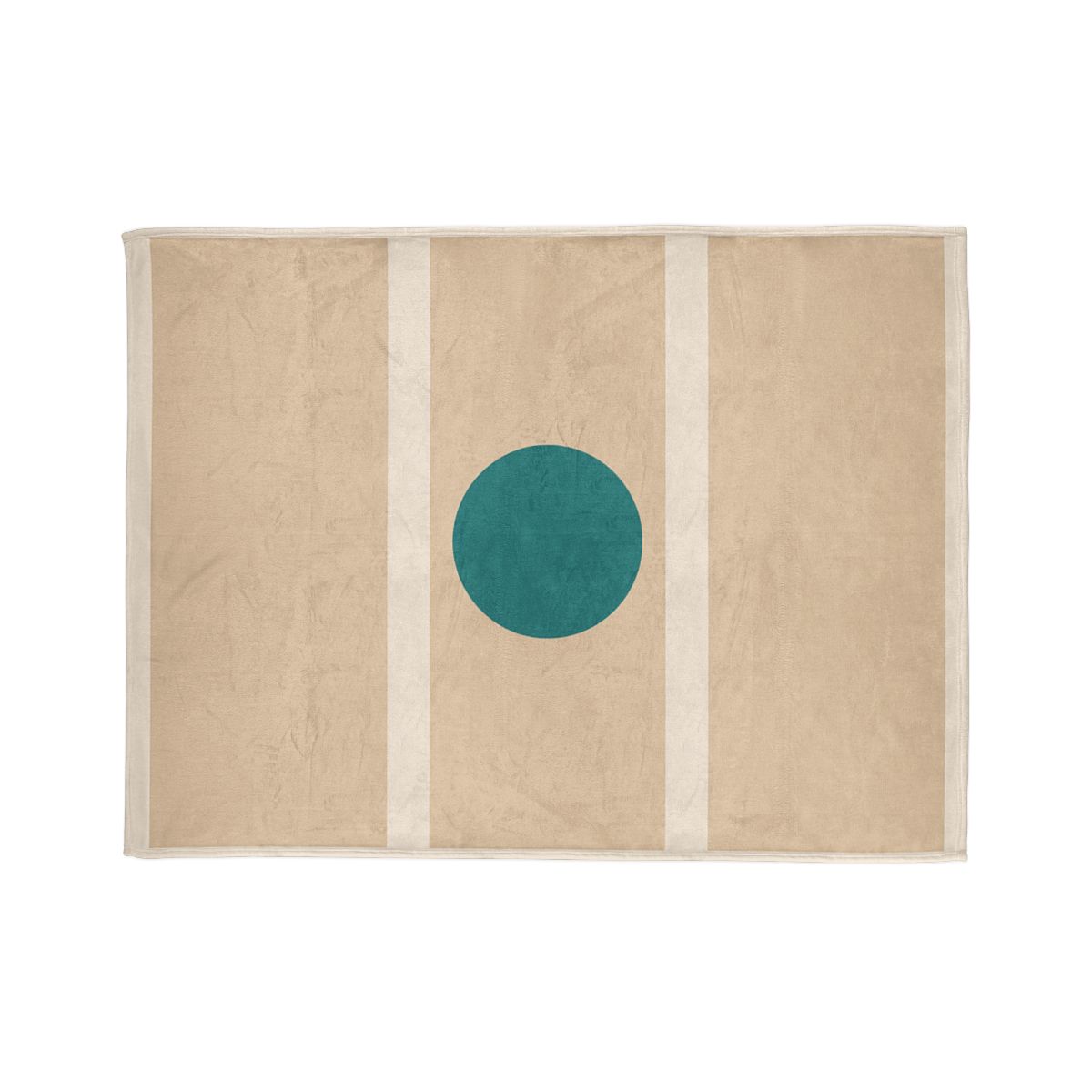 Floating Rectangles With Centered Circle personalized cozy blankets