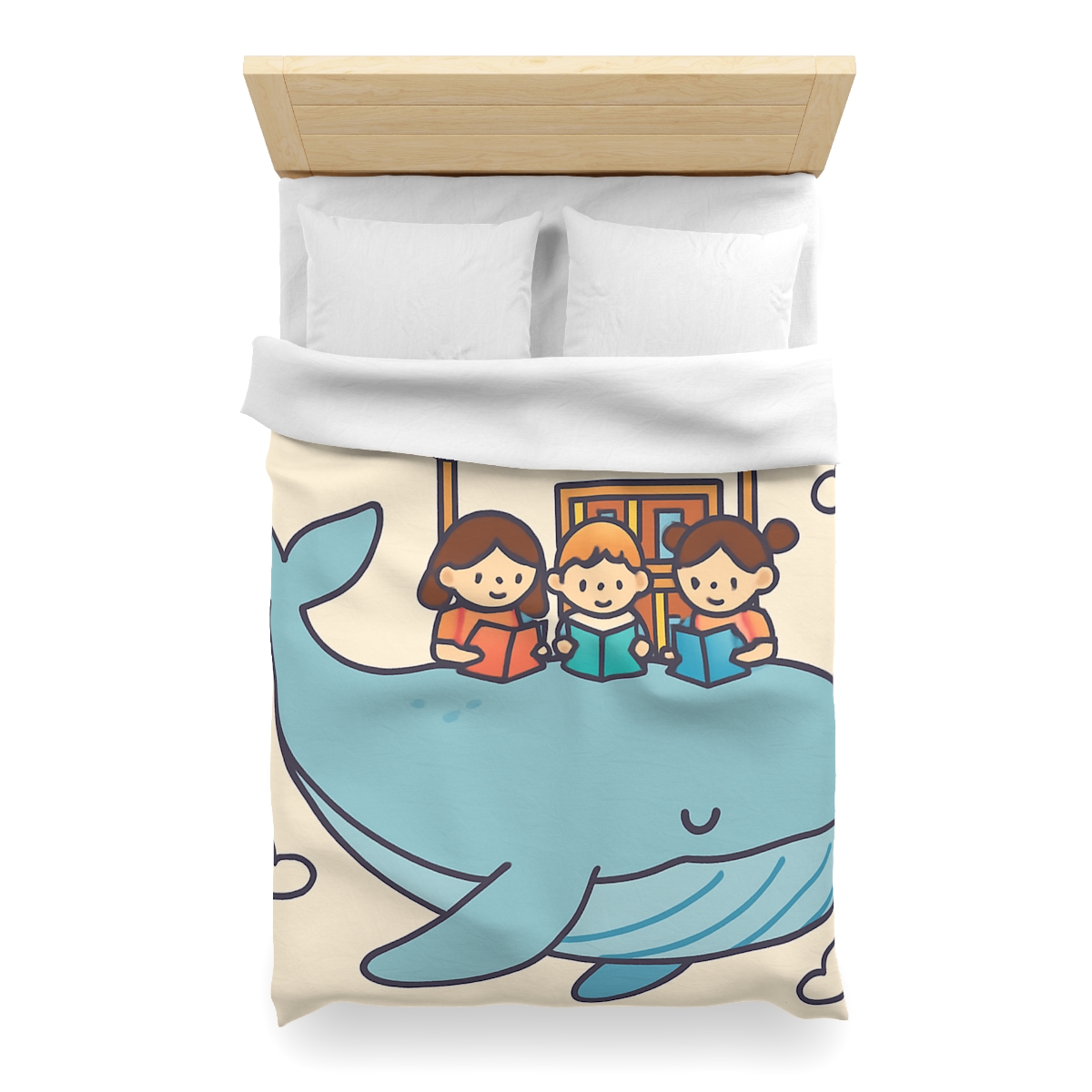 Sky Library On A Flying Whale trendy bedroom duvets
