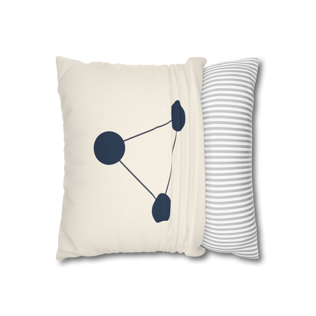 Orbital Line Cluster designer print pillow cases