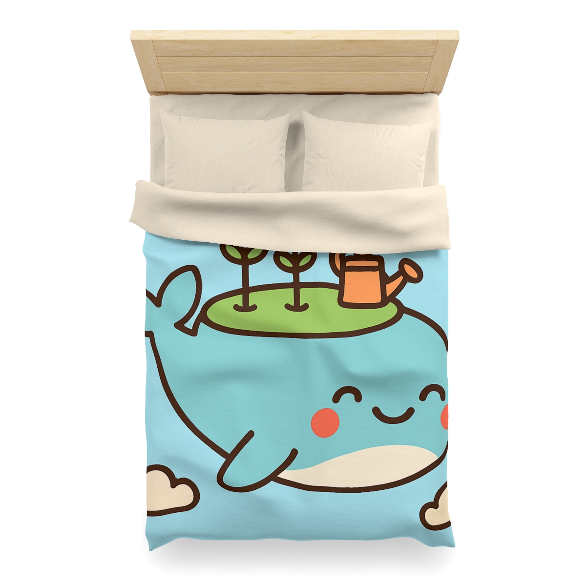 Sky Whale Seedling Planet Garden duvets for gifts