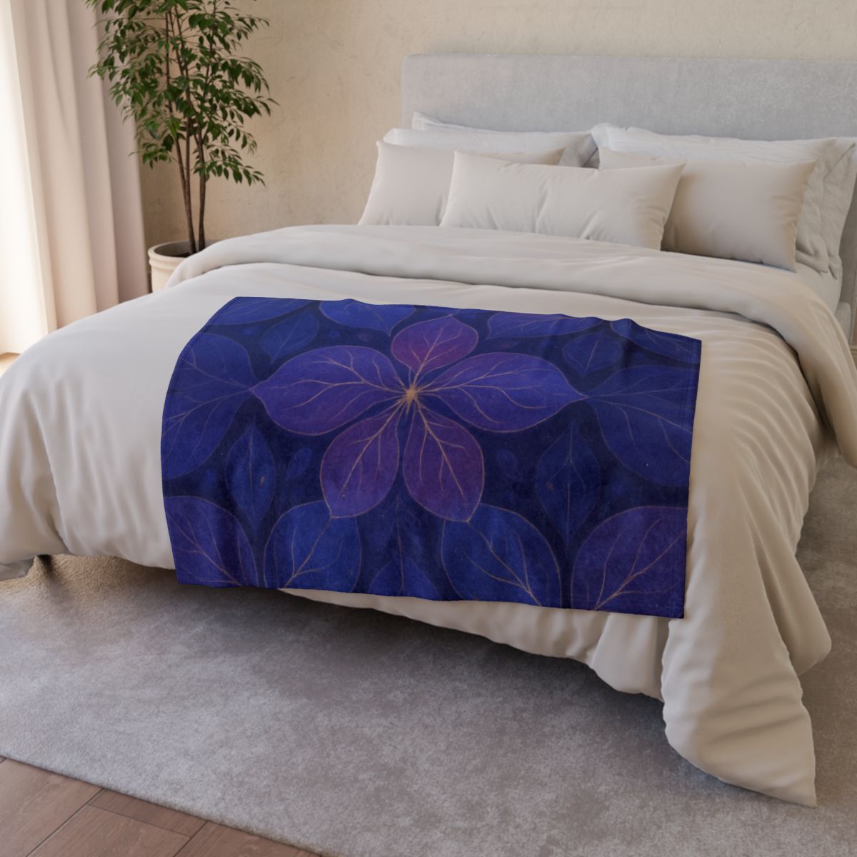 Petal Nebula Lattice trendy patterned blankets