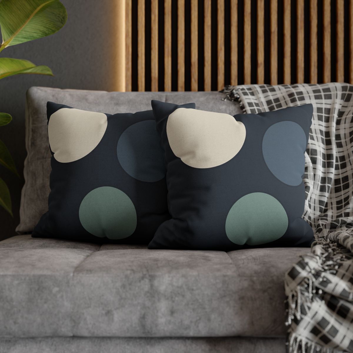 Staggered Circle Trio unique gift pillow cases