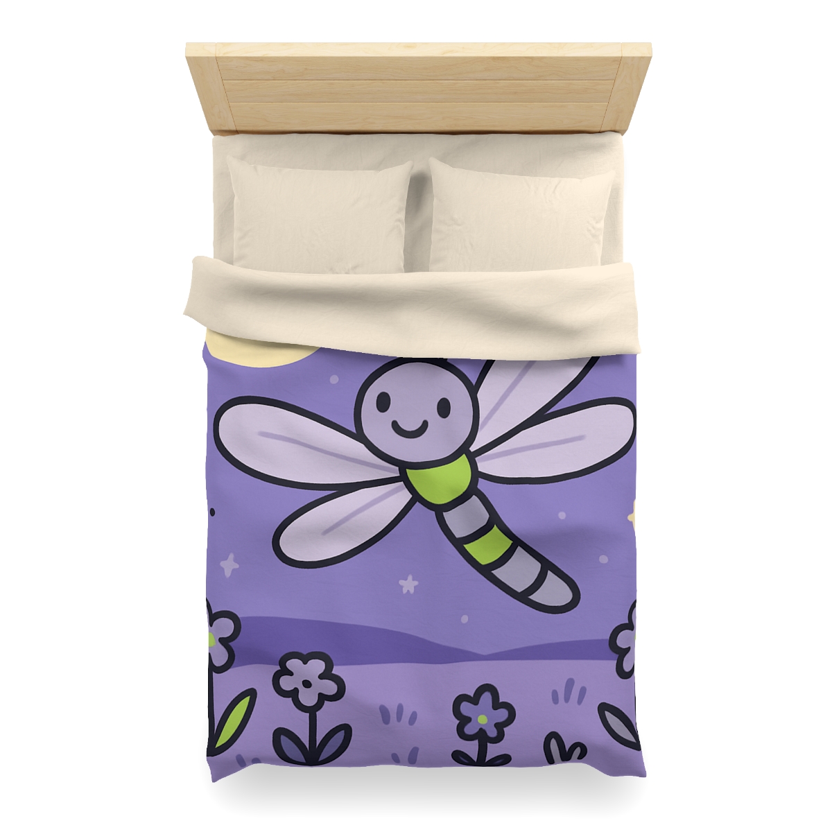 Moonlight Meadow Dragonfly custom duvets