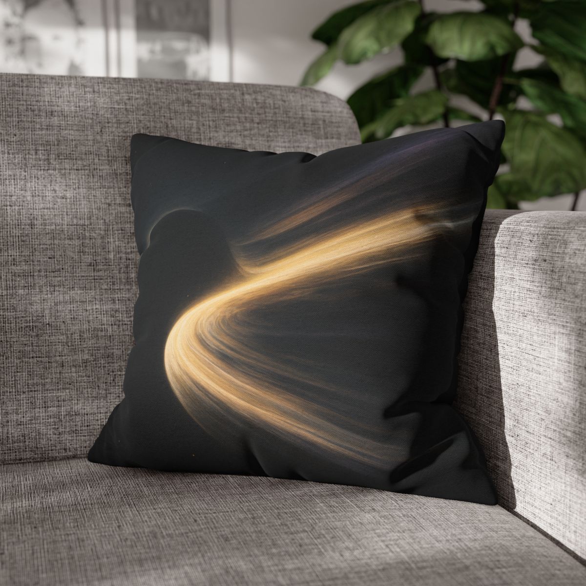 Photon River Lens designer print pillow cases