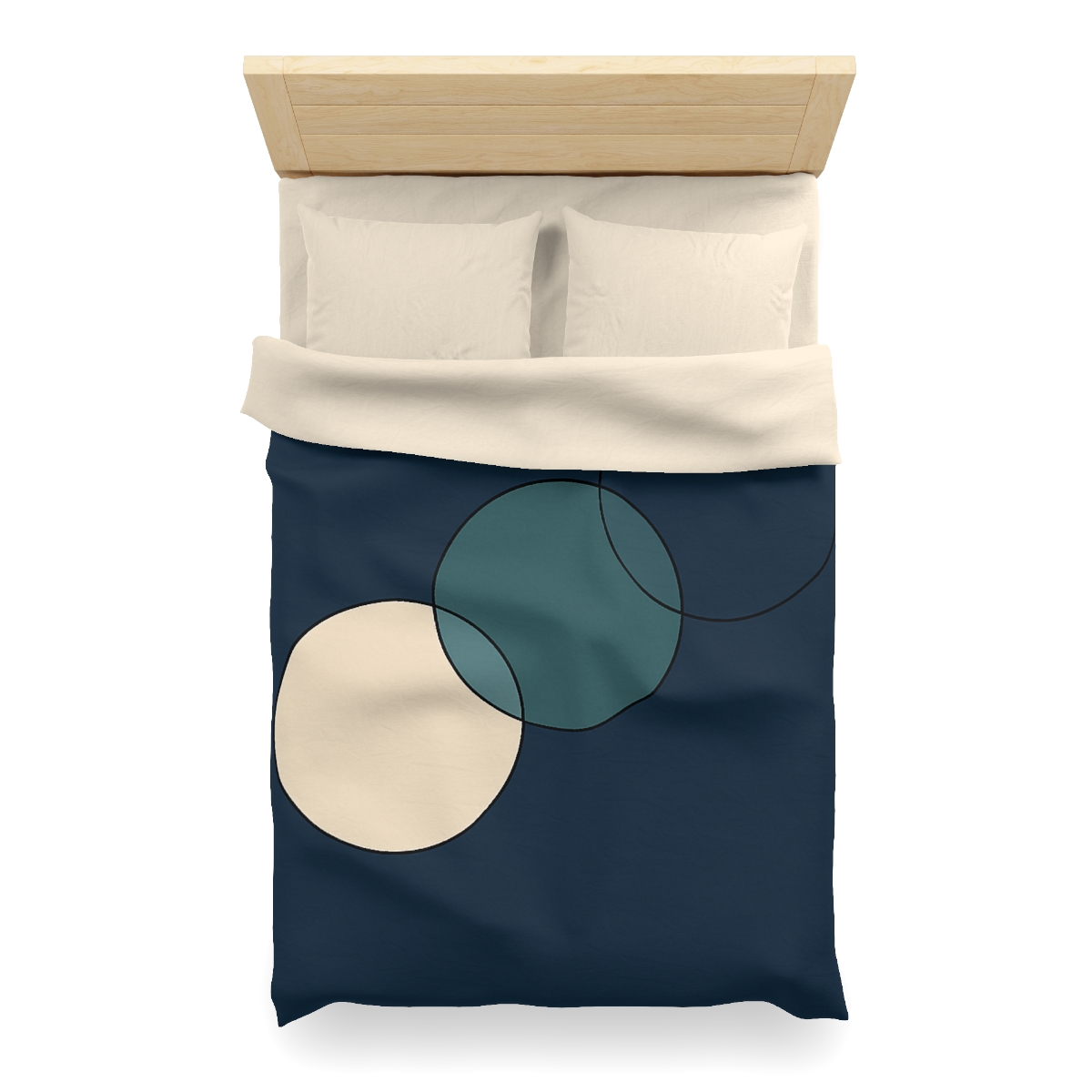 Trio Of Staggered Circles soft comforter duvets