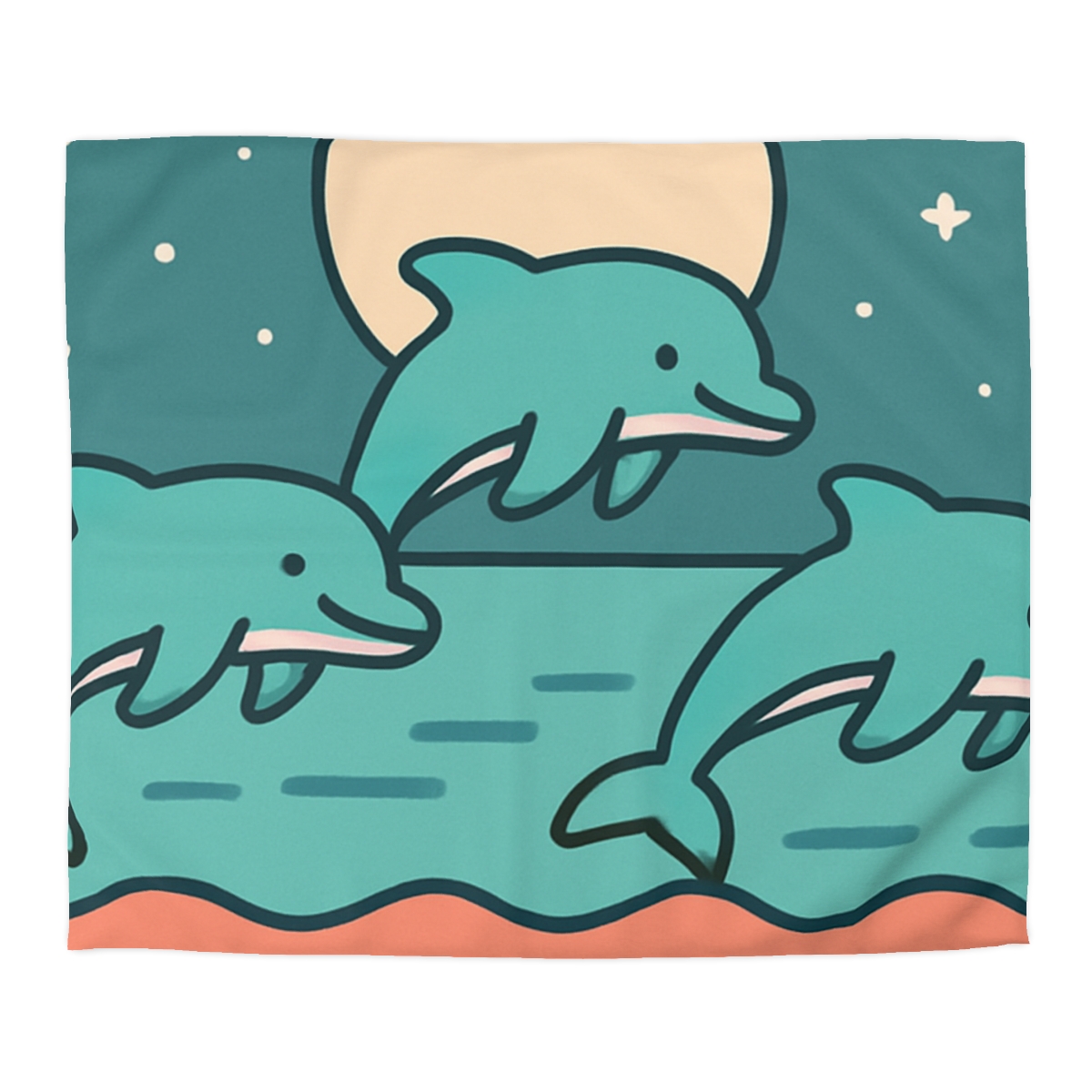 Moonlight Dolphin Parade warm winter duvets