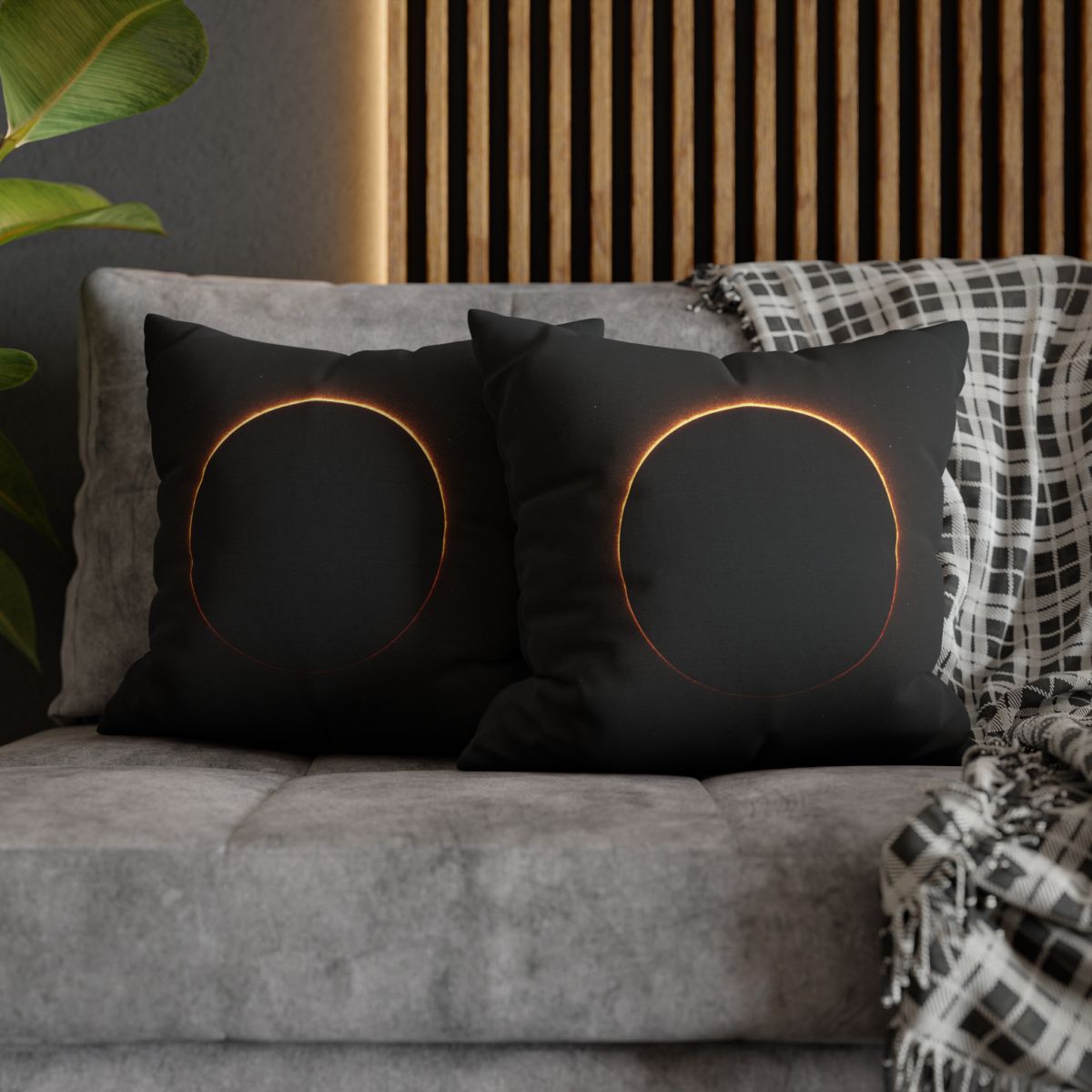 Event Horizon Ink Halo comfortable bedding pillow covers