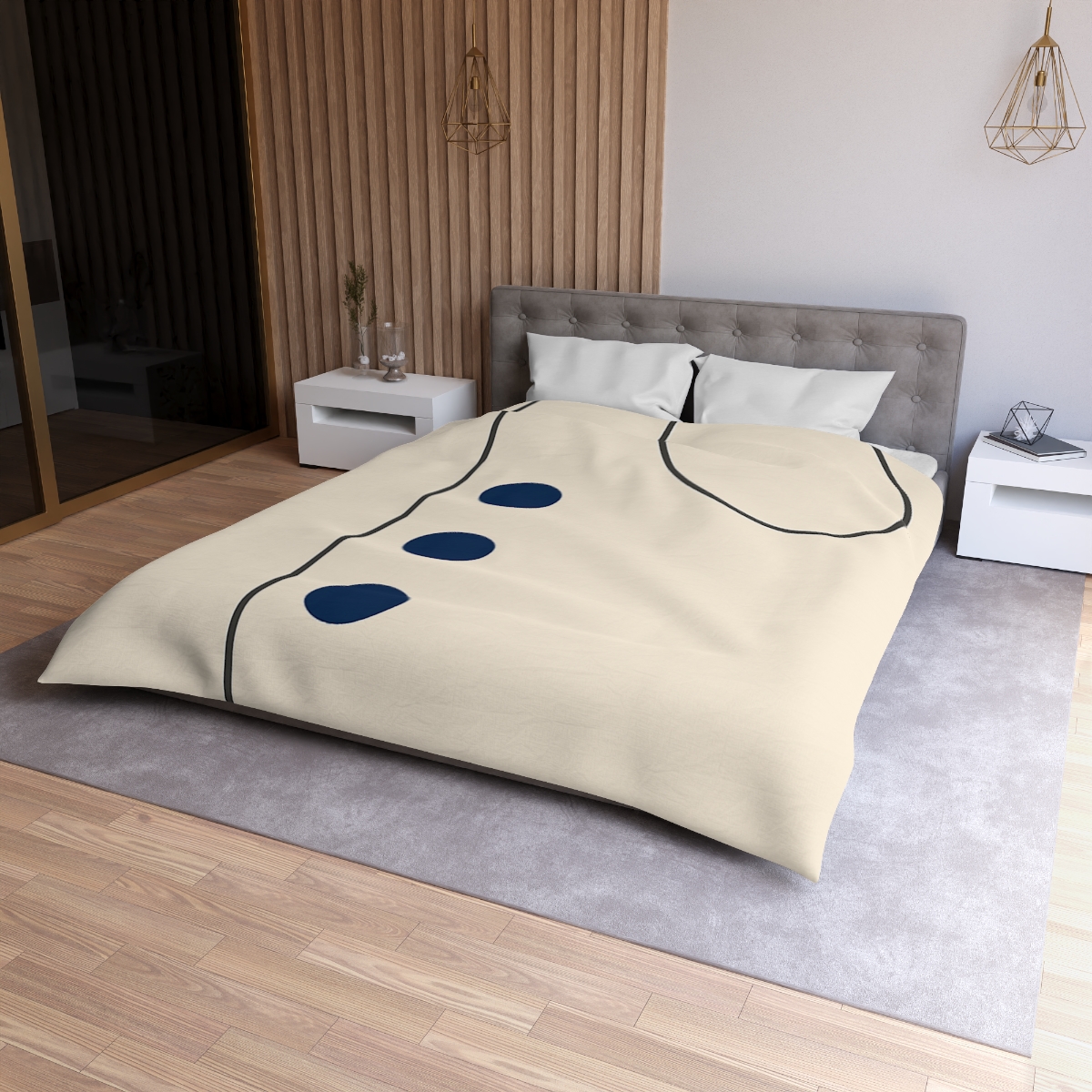 Silent Orbit Offset personalized bedding duvets