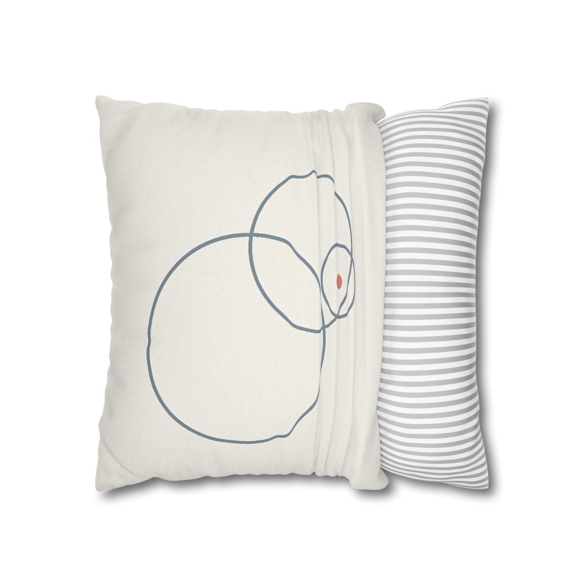 Quiet Orbit Of Three Rings stylish decorative pillowcases
