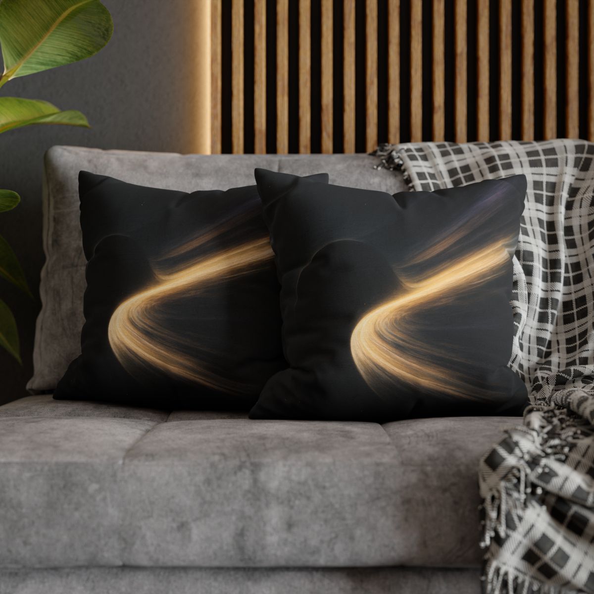 Photon River Lens designer print pillow cases