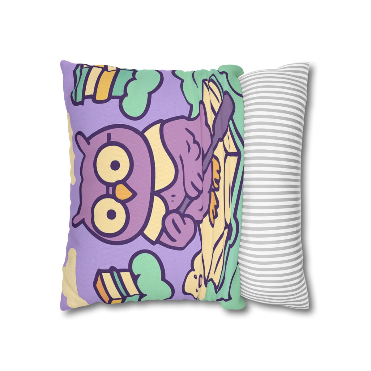 Cloud Library Owl Boat trendy patterned pillow cases