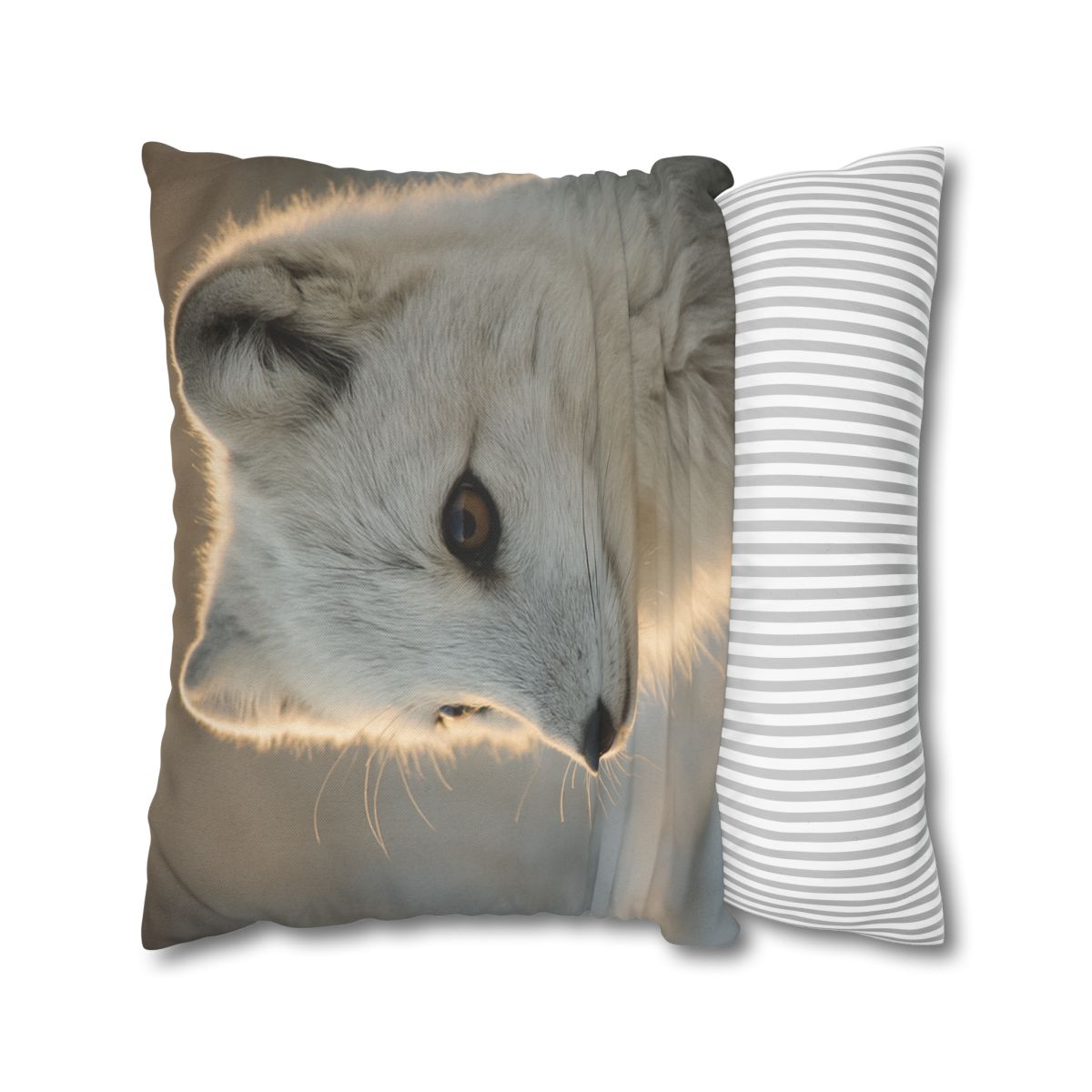 Ember Gaze Arctic Fox unique gift pillow cases