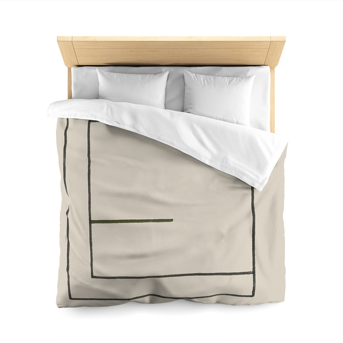 Nested Square And Crossing Short Line personalized bedding duvets