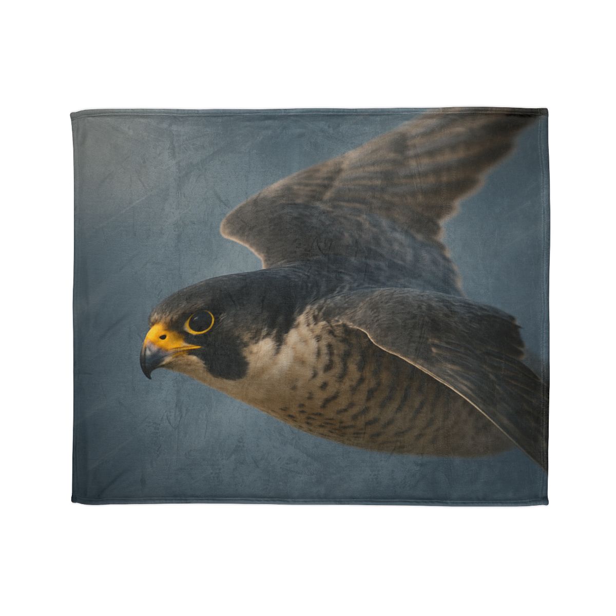 Comet Dive Peregrine Falcon personalized cozy blankets