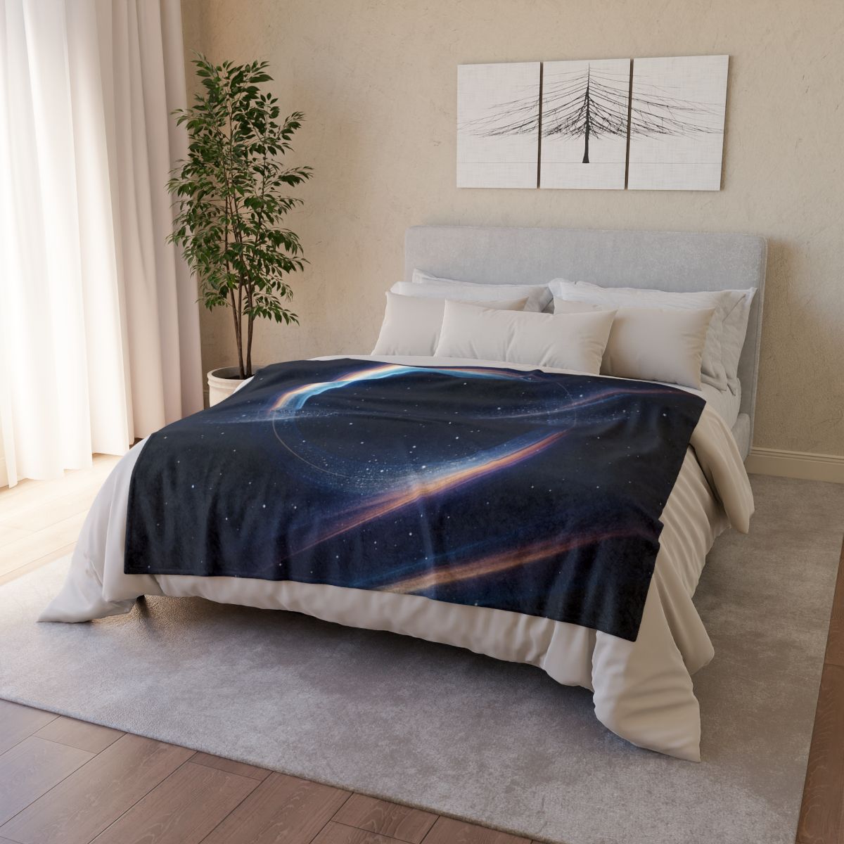 Prismatic Lensing Mirage soft fleece blankets