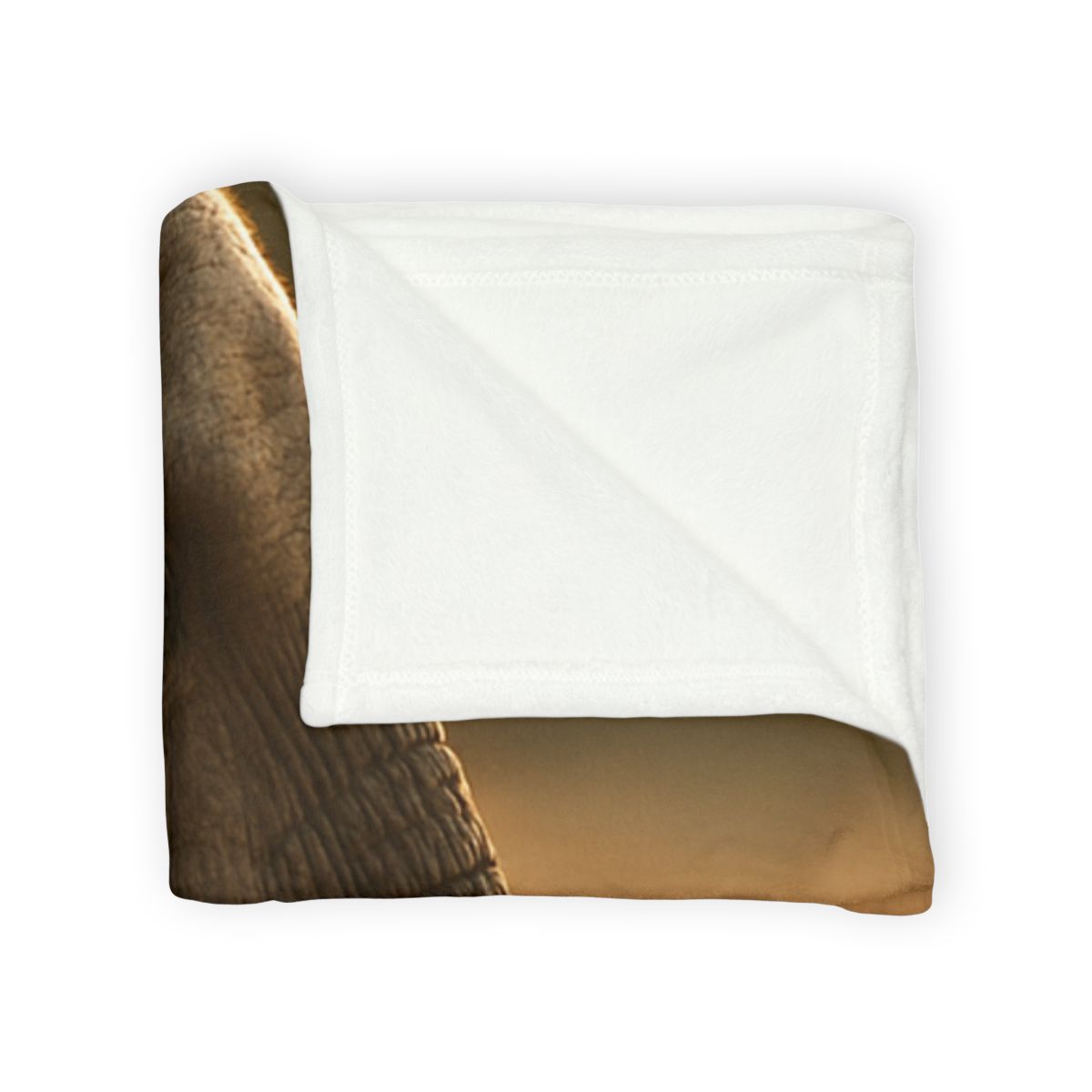 Gilded Horizon African Elephant unique gift blanketscustom blankets
