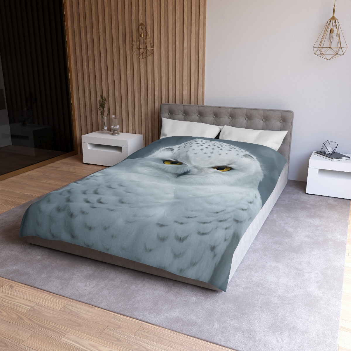 Midnight Watch Snowy Owl duvets for gifts