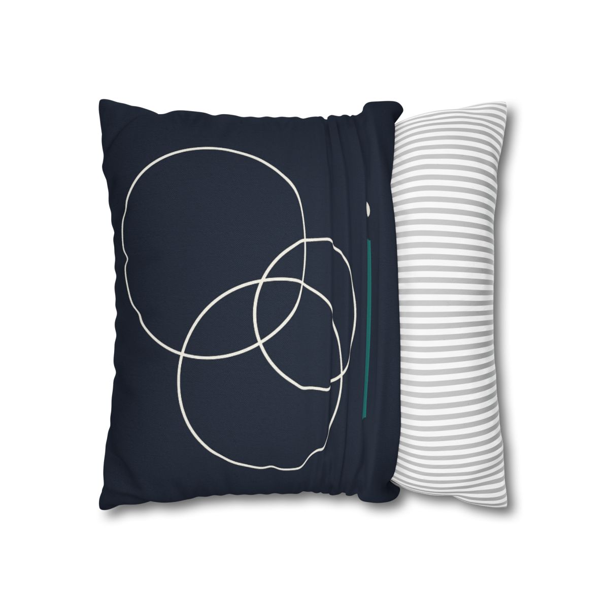 Staggered Rings And Anchored Bar trendy patterned pillow cases