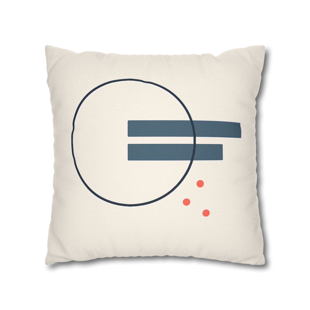 Offset Ring With Split Bars designer print pillow cases