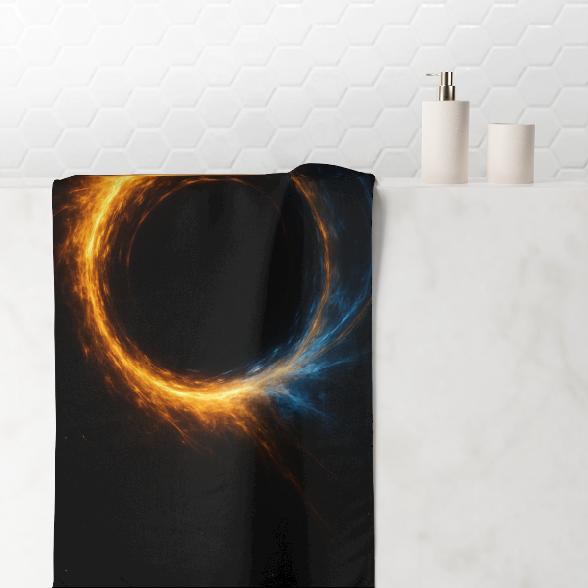 Luminous Singularity Halo soft cotton towels