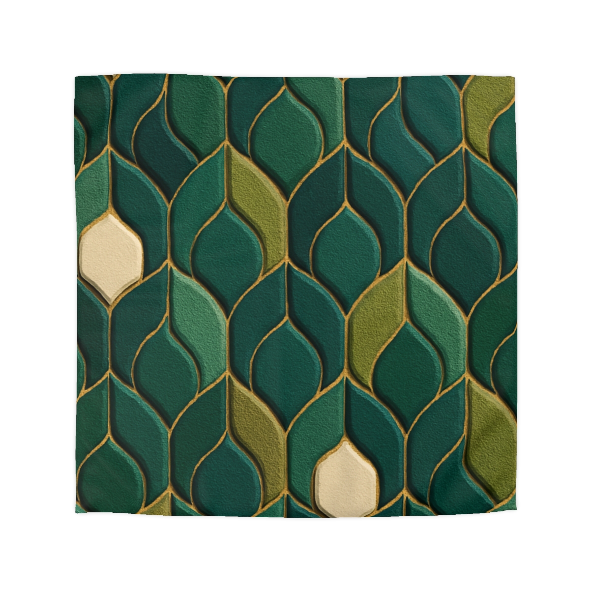 Bud Scale Tessellation custom duvets