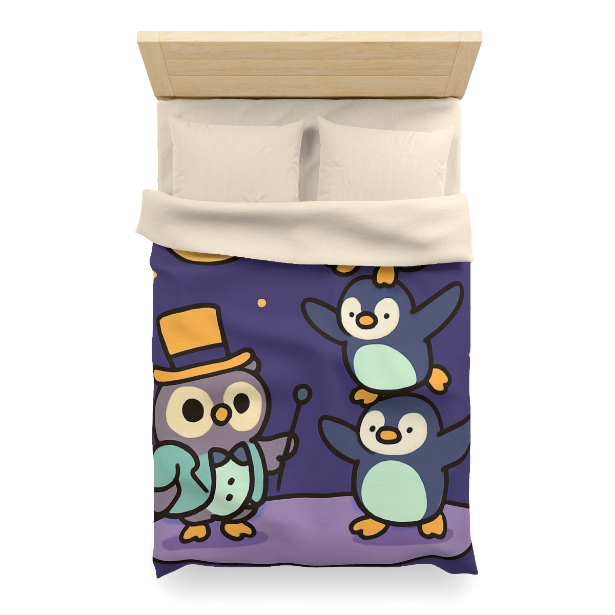 Moonlight Feather Circus stylish duvet covers