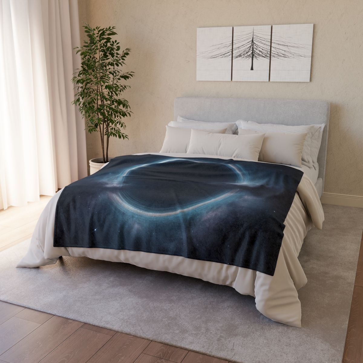 Gravitational Prism Mirage personalized cozy blankets