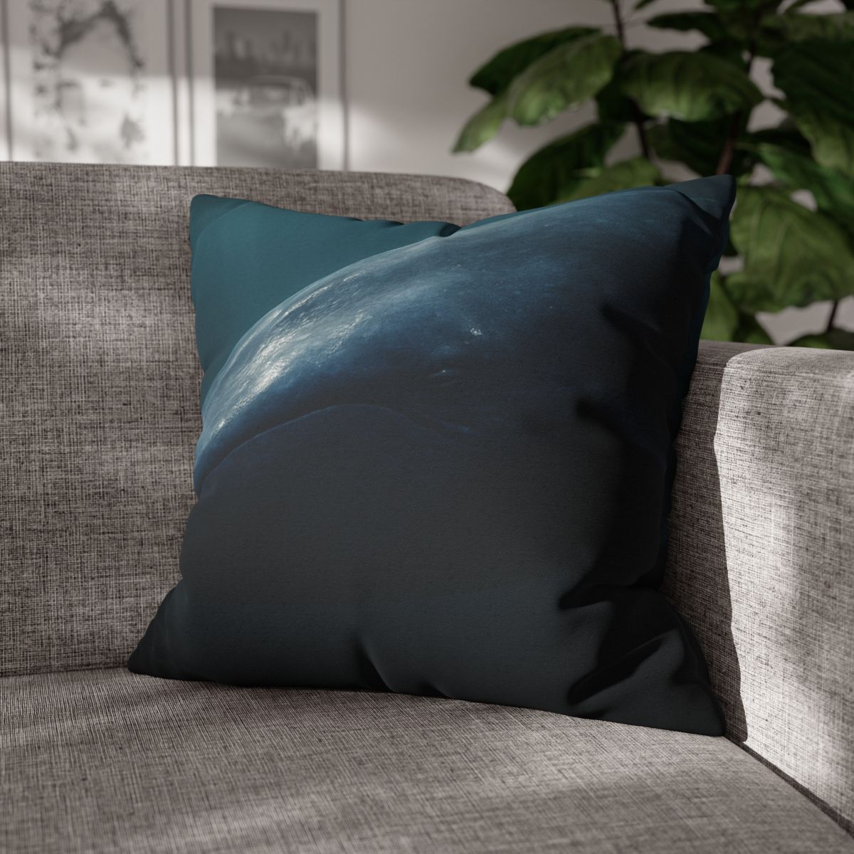 Ocean Song Blue Whale personalized pillow covers
