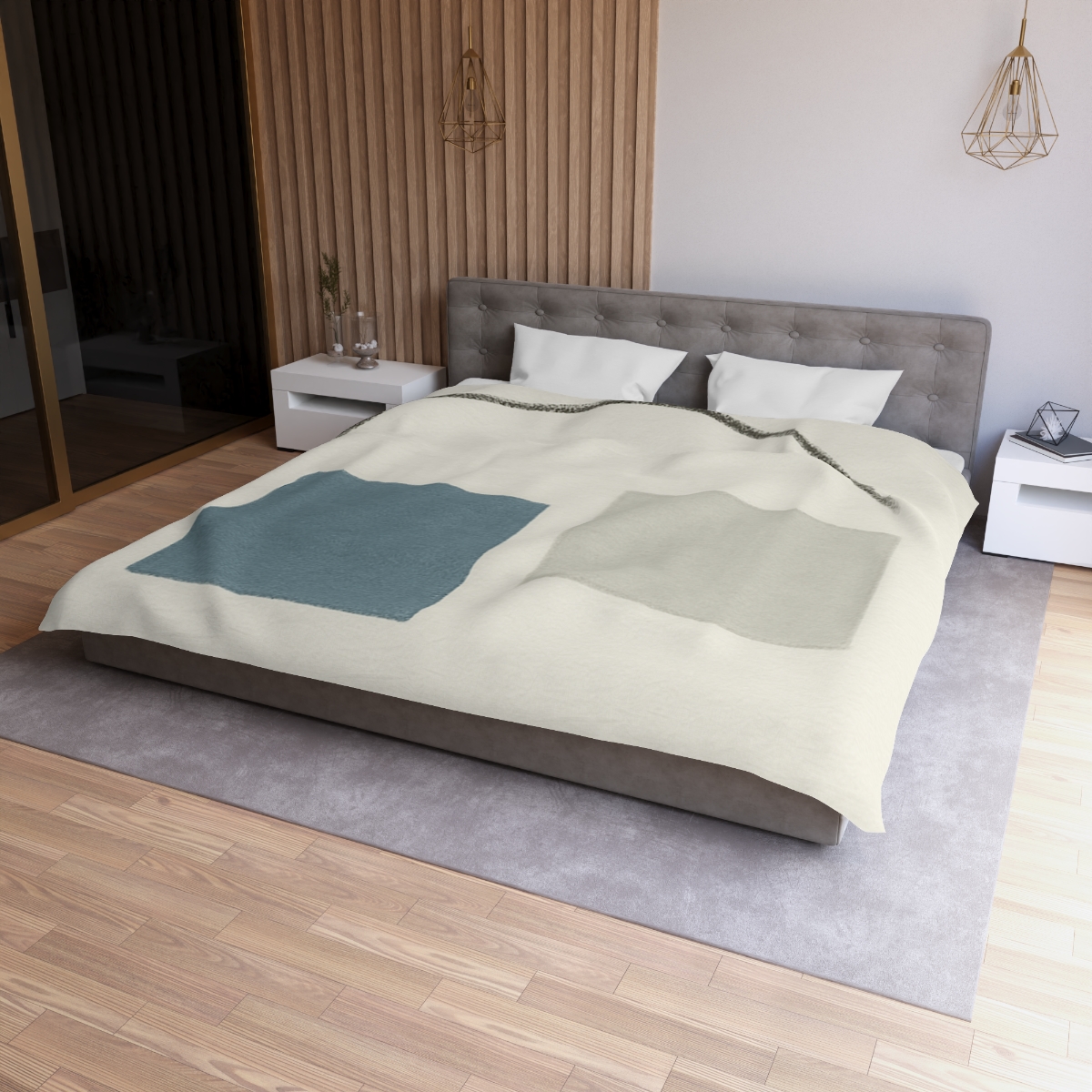 Low Arc Over Offset Squares stylish duvet covers