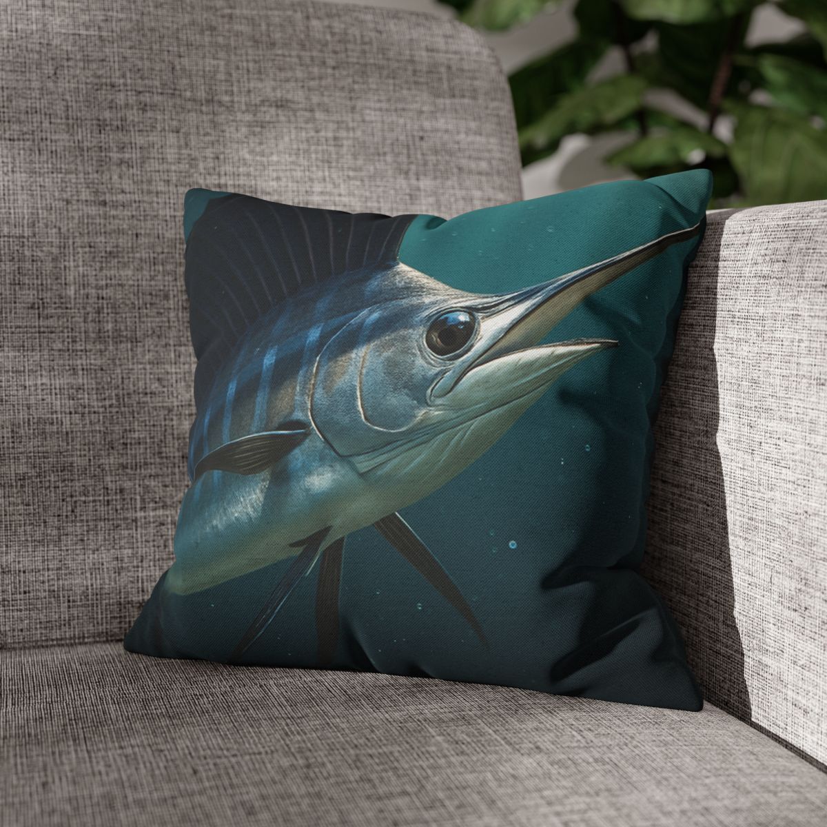 Nebula Flash Sailfish designer print pillow cases