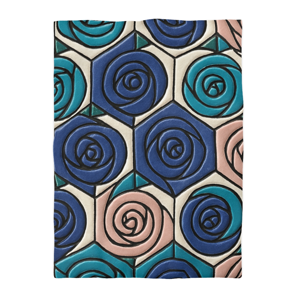 Bud Spiral Mosaic Tiles trendy bedroom duvets