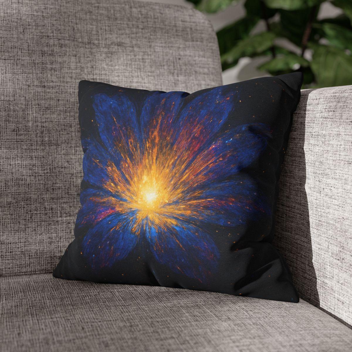 Prismatic Starforge Bloom comfortable bedding pillow covers