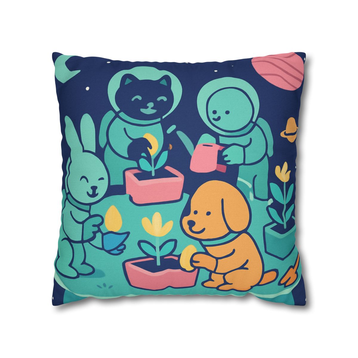 Galactic Gardeners unique gift pillow cases