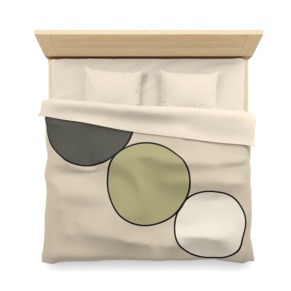 Staggered Trio Of Circles Harmony stylish duvet covers