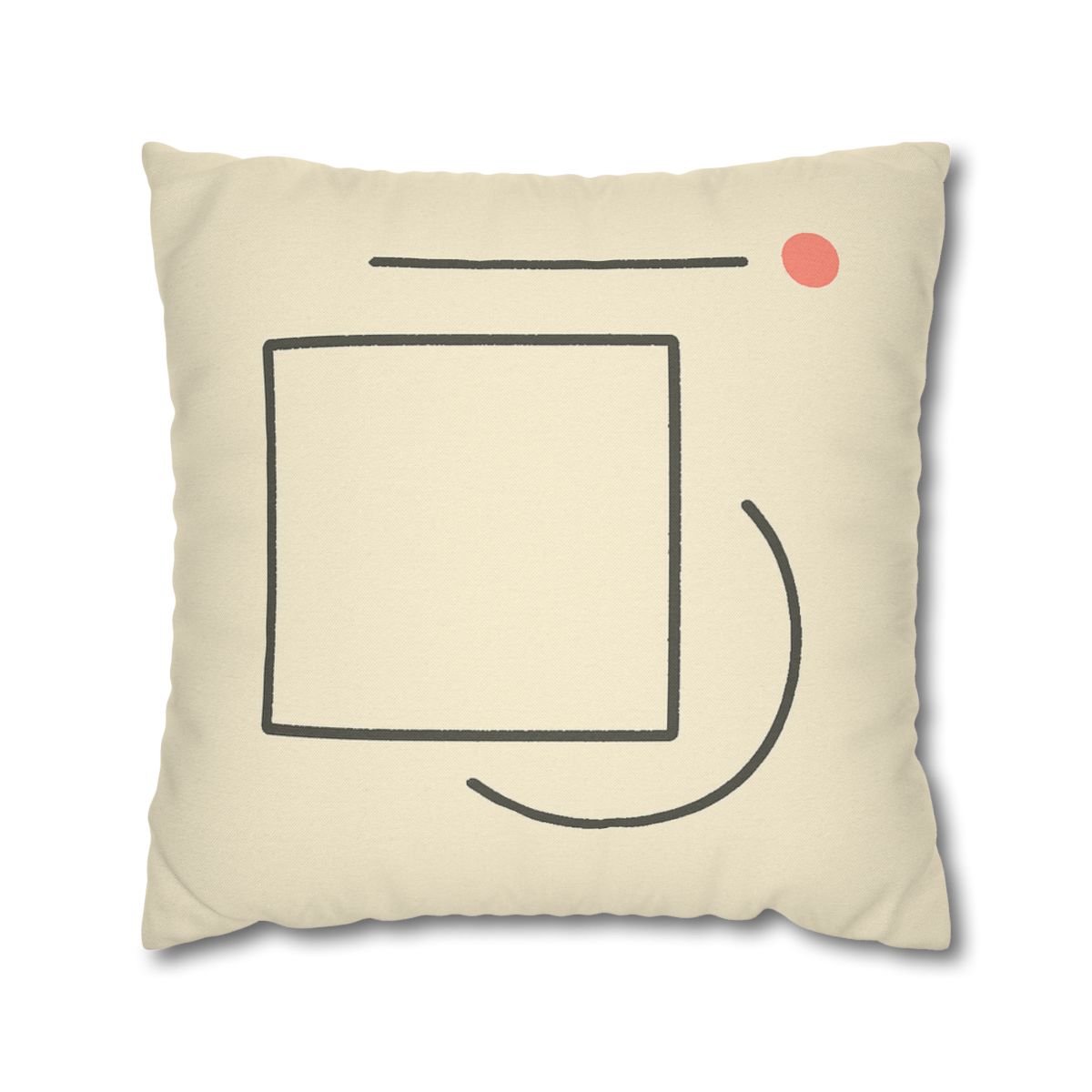 Offset Frame With Crescent Anchor stylish decorative pillowcases