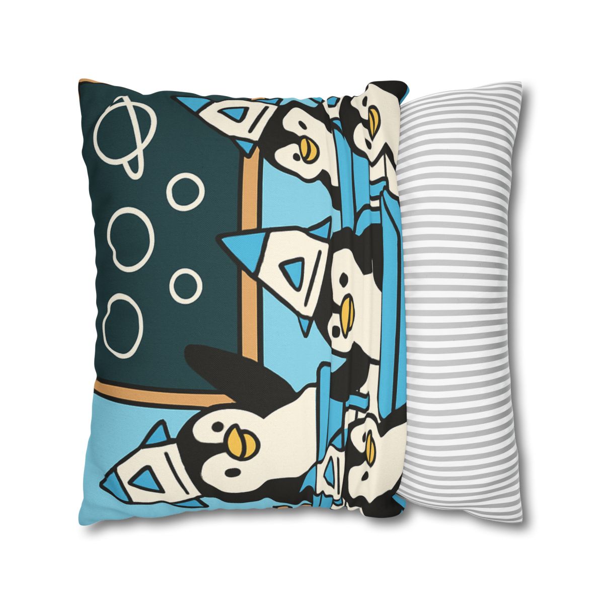 Rocket Penguin Class unique gift pillow cases