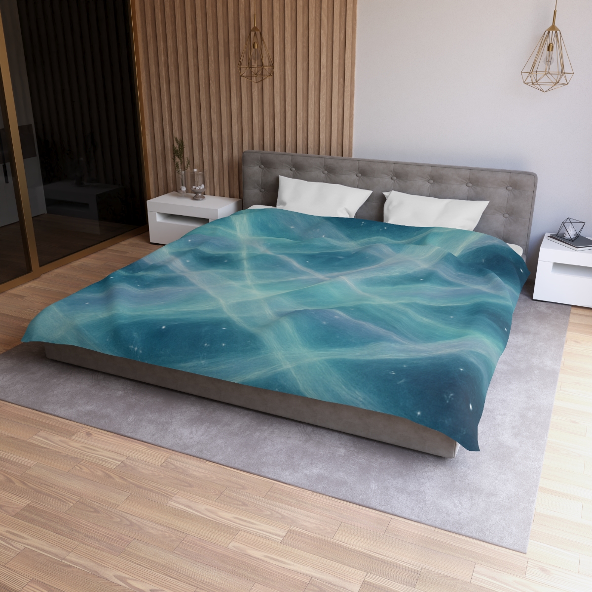 Aurora Lattice Veil custom duvets