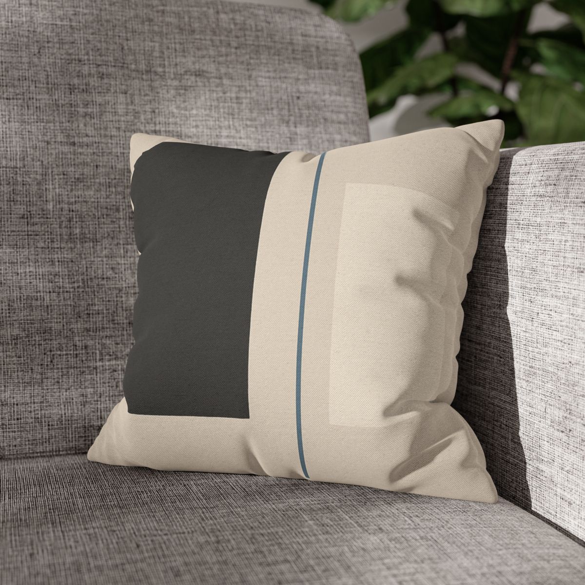 Offset Rectangle Balance soft cotton pillow cases