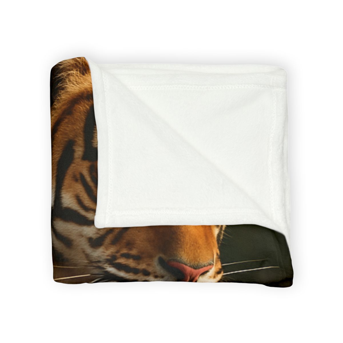 Forest Stalker Bengal Tiger personalized cozy blankets