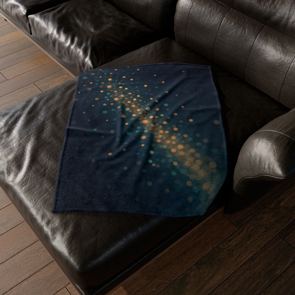 Radiant Particle Drift soft fleece blankets