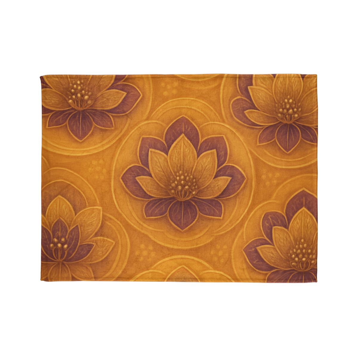 Auric Blossom Halo trendy patterned blankets