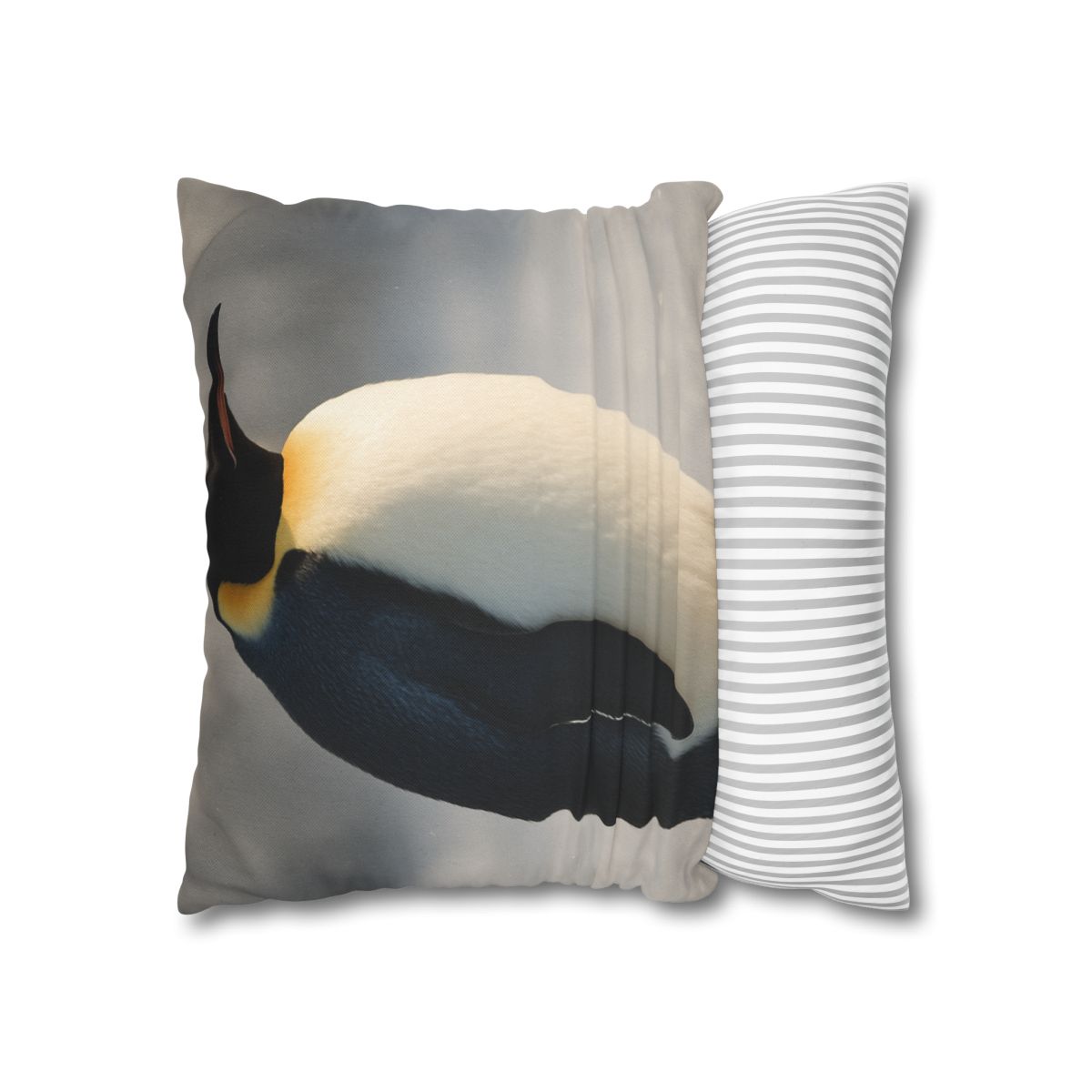 Aurora Drift Emperor Penguin custom pillow cases