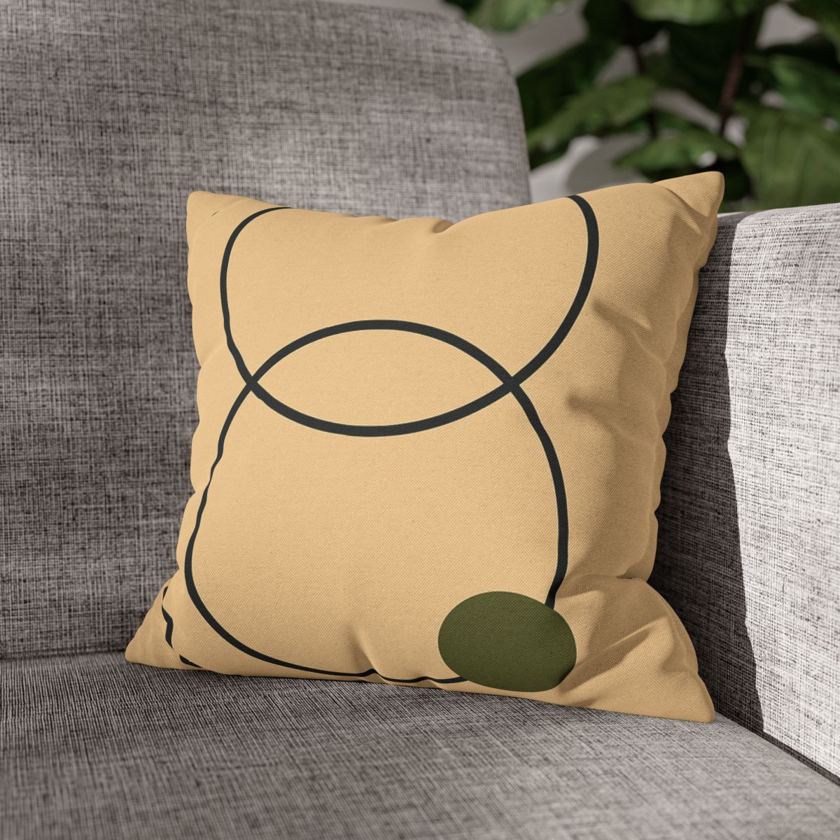 Aligned Rings With Corner Steps stylish decorative pillowcases