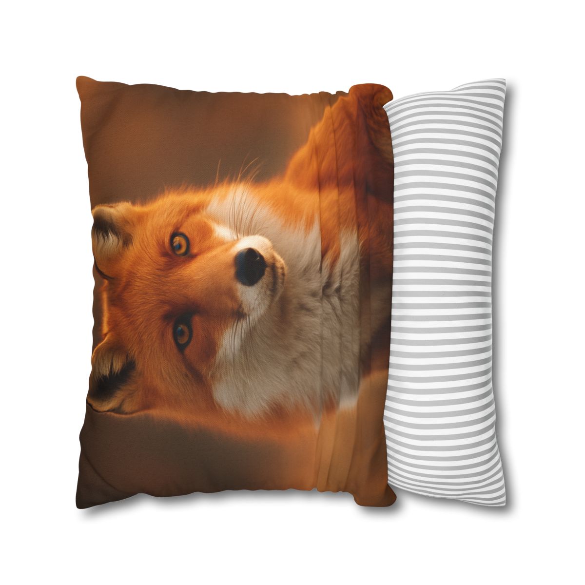 Crimson Whisper Red Fox custom pillow cases